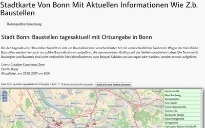Themenkarten mit Open Data