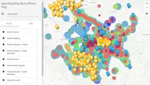 Open Data Map Bonn/ Rhein-Sieg